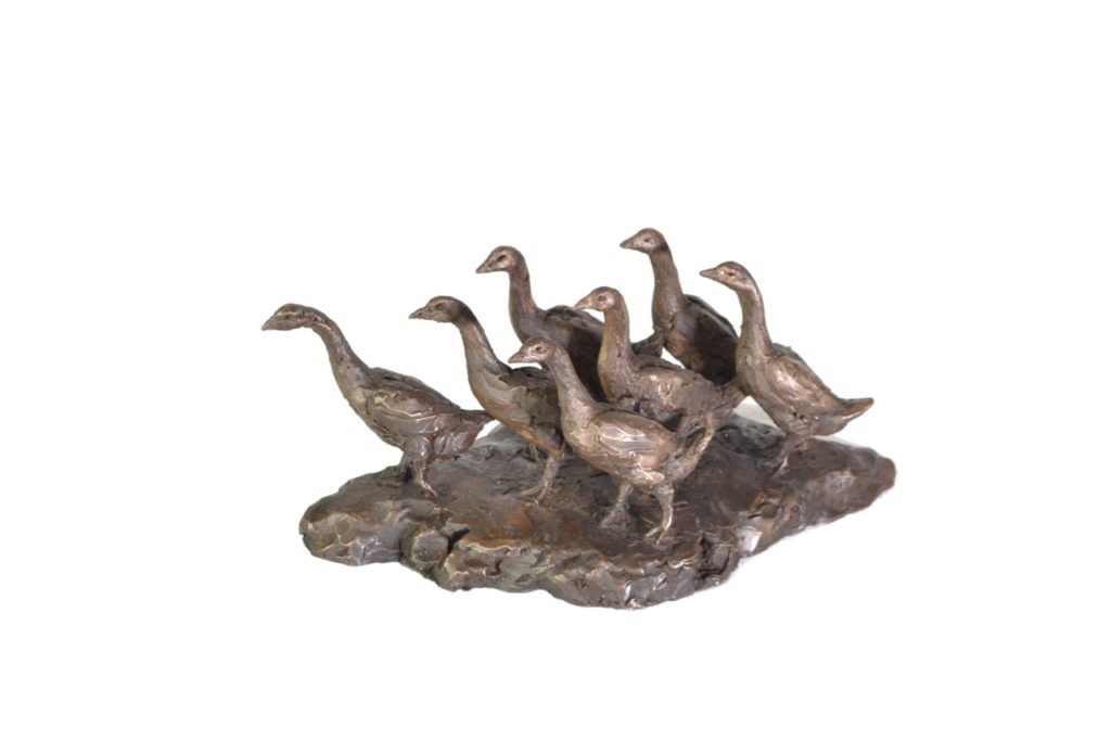 Geese sculpture