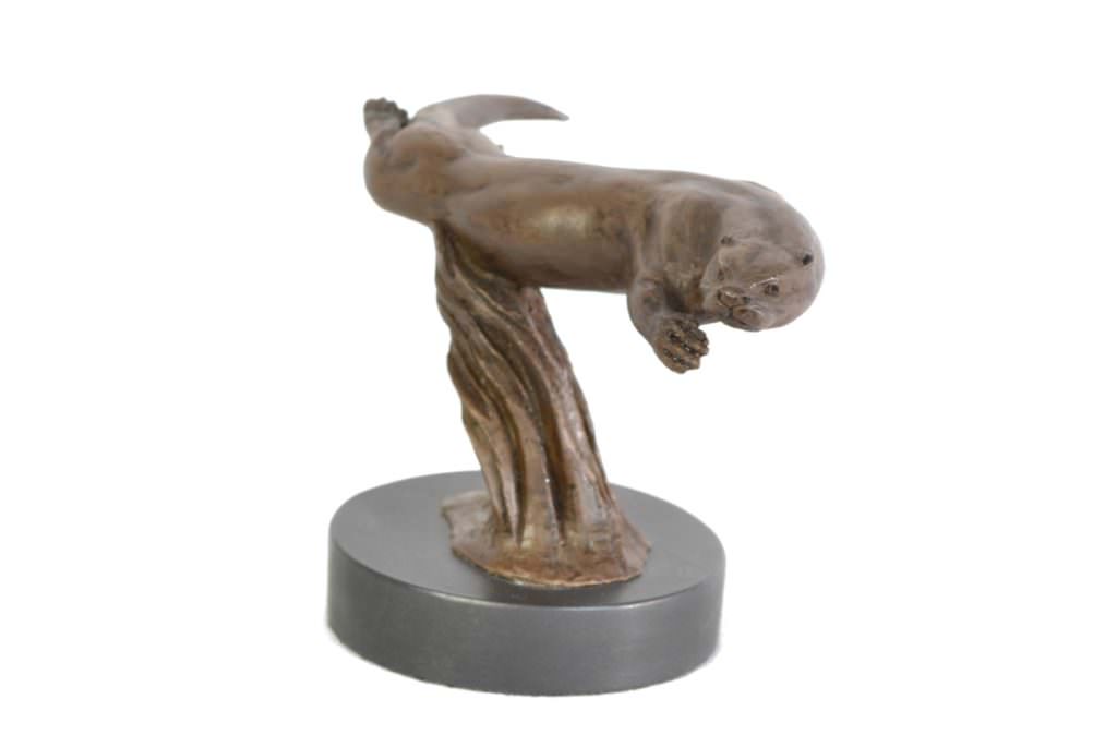 Greyhound sculpture Swimming Otter sculpture