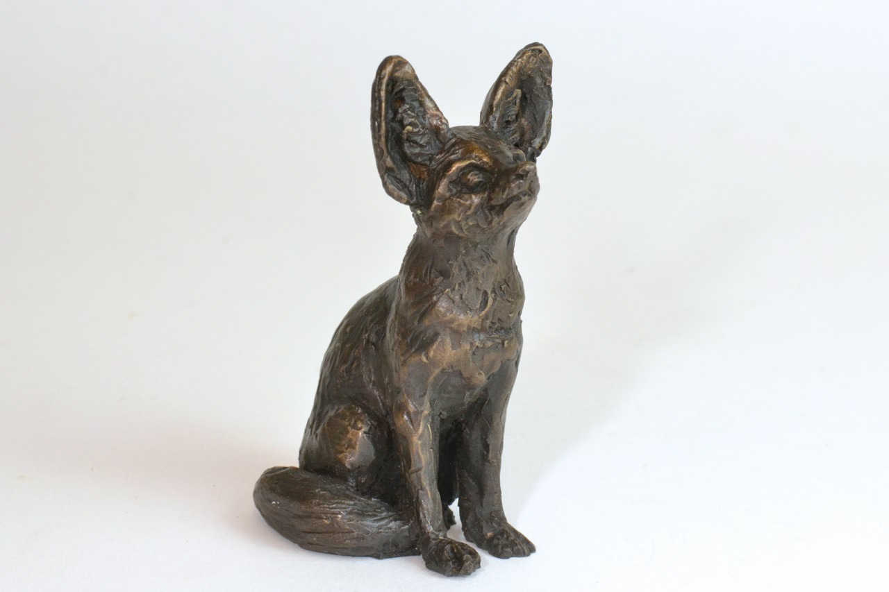 Fennec Fox sculpture by Tanya Russell