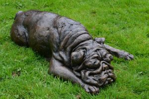 Bronze English Bulldog Statue