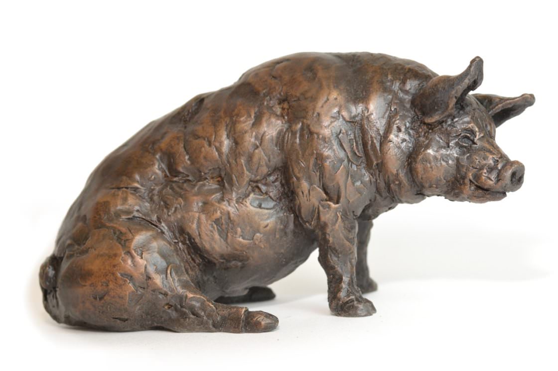 Pig Sculpture - Tanya Russell Animal Sculpture