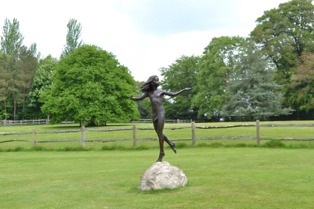 Bronze Dancing Girl Statue