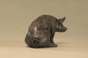 bronze pig ornament