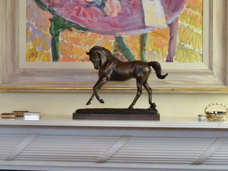 Playing Horse Statue