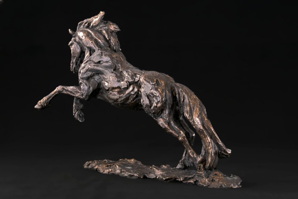 Small Galloping Horse Statue