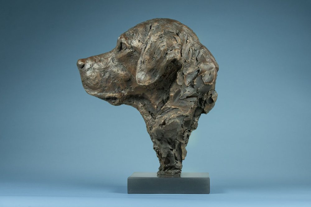 5 'Labrador Portrait', Bronze Dog, Dog Sculpture, Dog Statue, Bronze Resin, Tanya Russell Sculptures-3