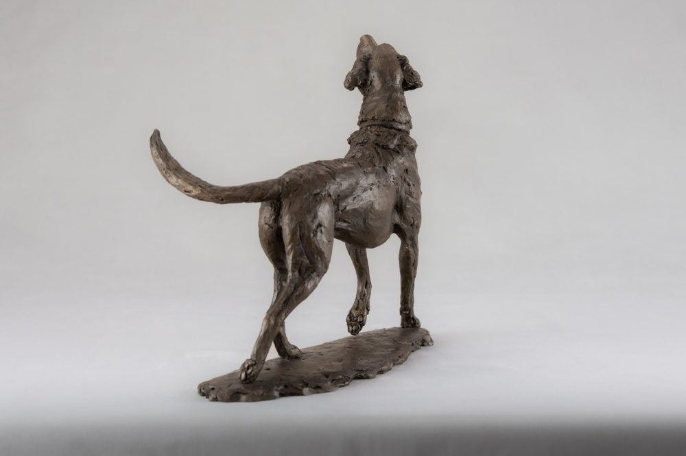 6 BRONZE RESIN - 'Portrait of a Women With Dog', Bronze Women, Women Sculpture, Women Statue, Bronze Resin Tanya Russell Animal Sculptures (5 of 15)