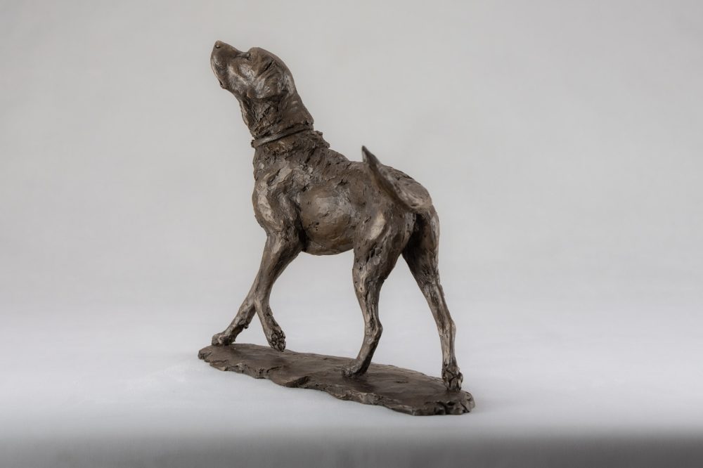 7 BRONZE RESIN - 'Portrait of a Women With Dog', Bronze Women, Women Sculpture, Women Statue, Bronze Resin Tanya Russell Animal Sculptures (3 of 15)
