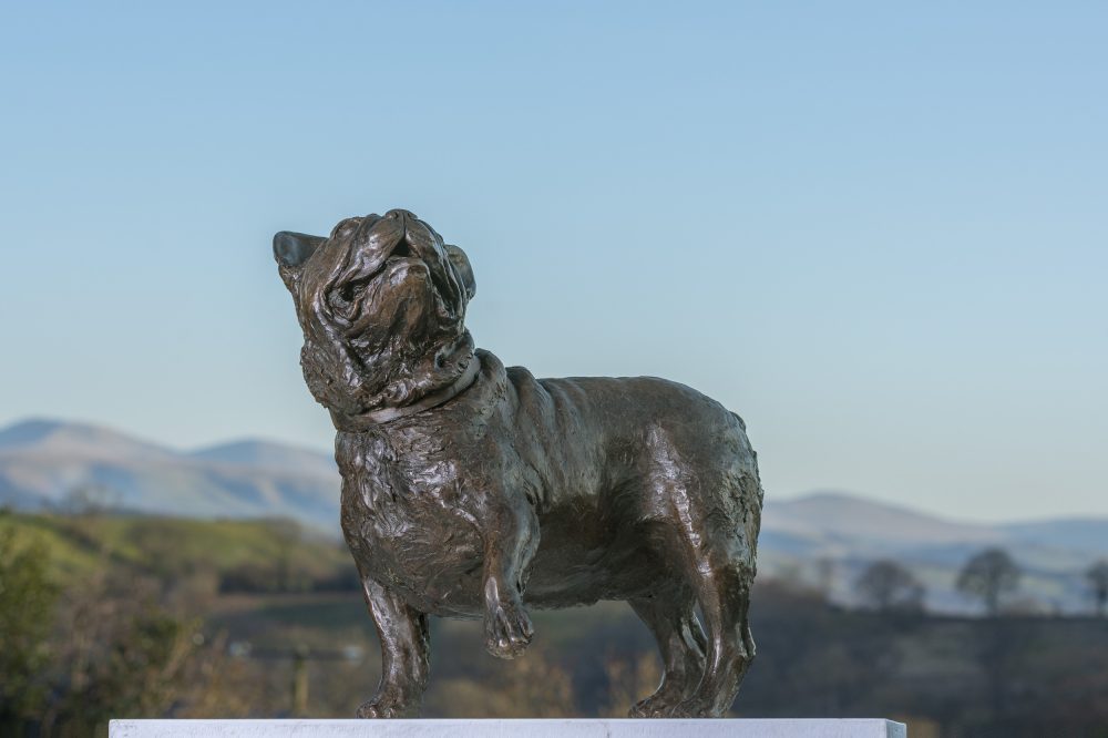 Bronze French Bulldog Sculpture