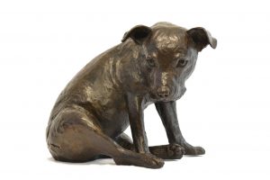 staffordshire bull terrier sculpture