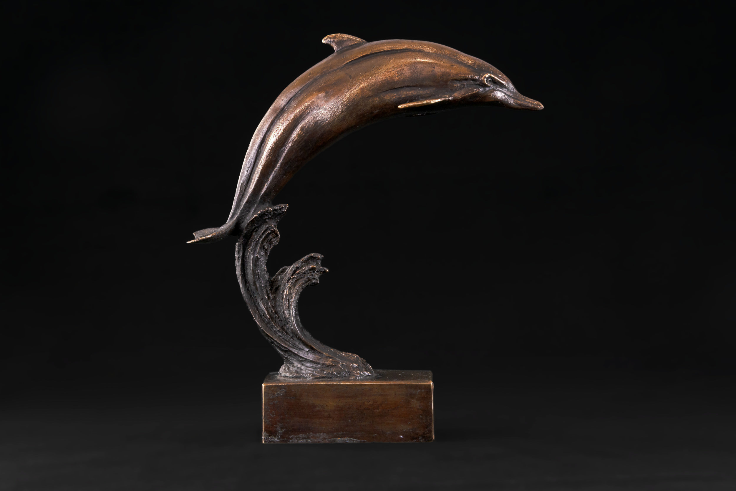 Leaping Dolphin Sculpture Dolphin Statue Bronze Dolphin Ornament