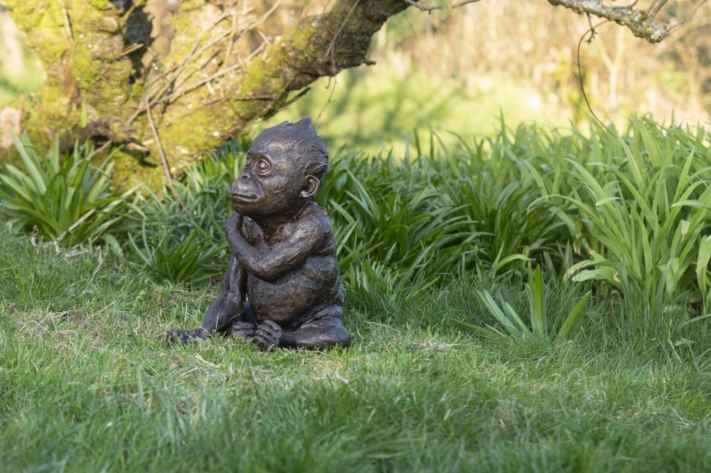 Baby Orangutan Statue