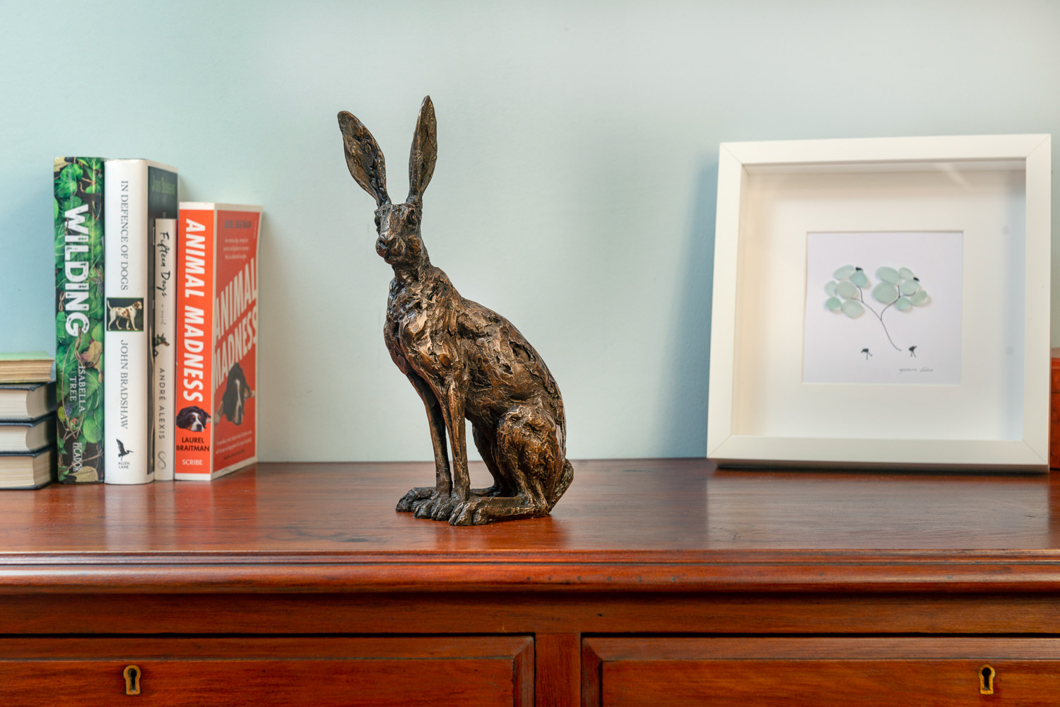 sitting hare sculpture