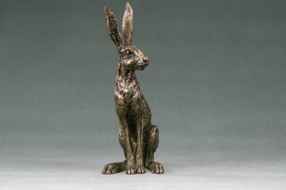 Bronze Sitting Hare Statue
