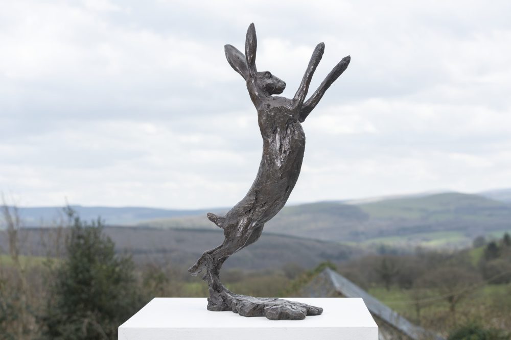Spring Hare Outdoor Statue