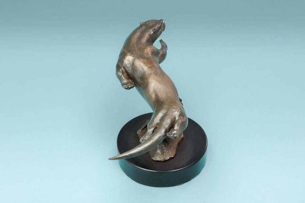 4 'Swimming Otter', Otter Sculpture, Otter Statue, Bronze Resin, Tanya Russell Animal Sculptures (10 of 15)