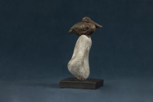 bronze pelican sculpture