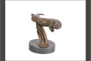 Swimming Otter Sculpture
