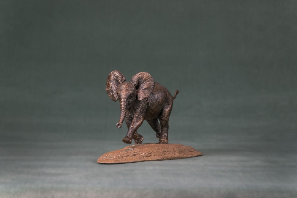 Baby Elephant Sculpture