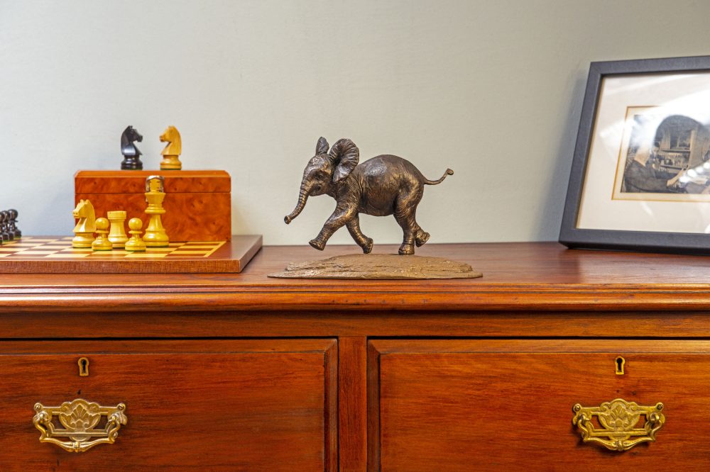 Baby Elephant Mantlepiece Ornament