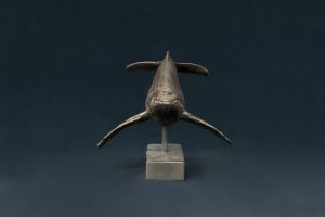 whale sculpture bronze