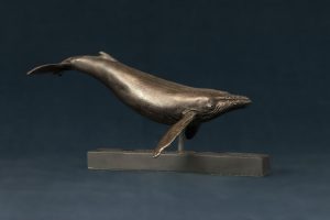 small whale statue
