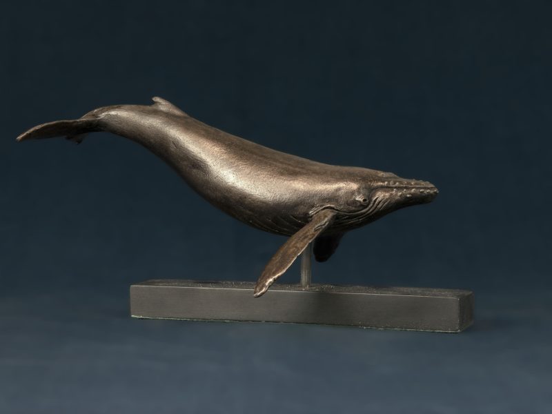 small whale statue