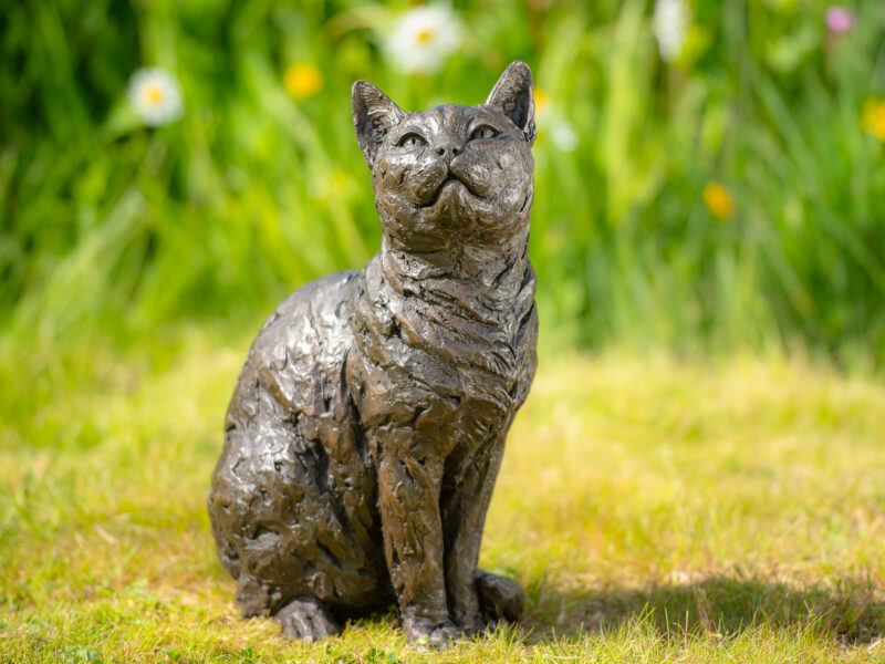 SITTING CAT SCULPTURE