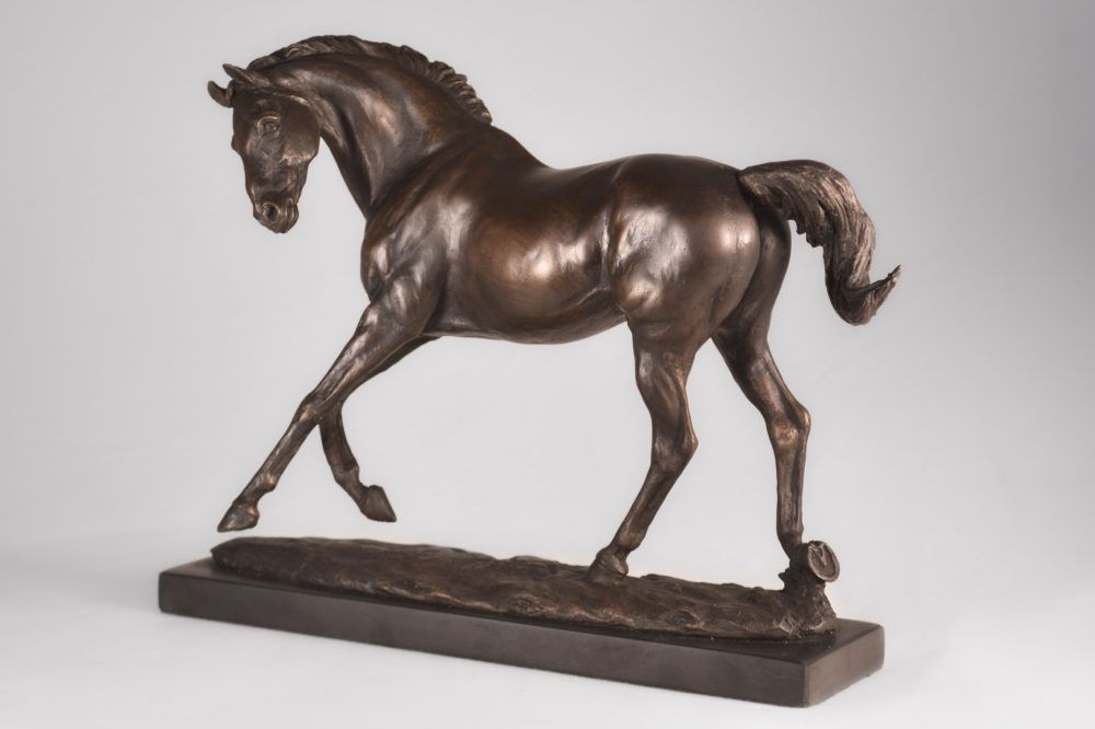 2 Playing Horse-, Bronze Horse, Horse Sculpture, Horse Statue, Bronze Resin, Tanya Russell Animal Sculptures-2 copy