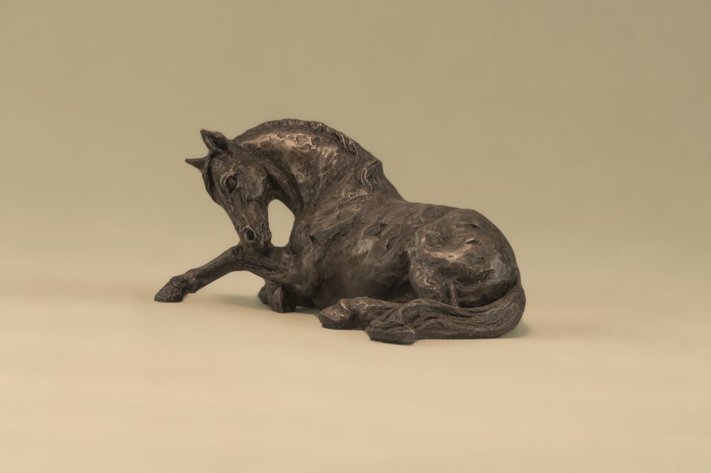 Resting Horse Sculpture