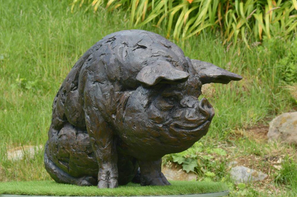 Large Pig Statue