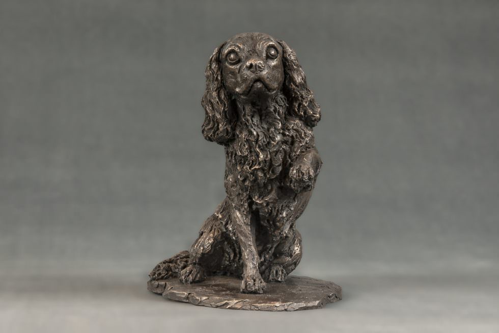 Bronze Cavalier King Charles Sculpture Bronze