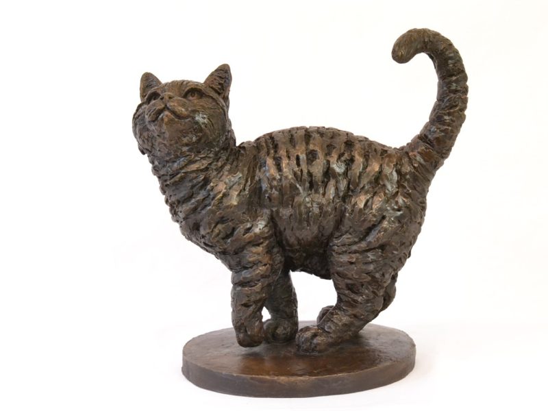 Standing Cat Sculpture