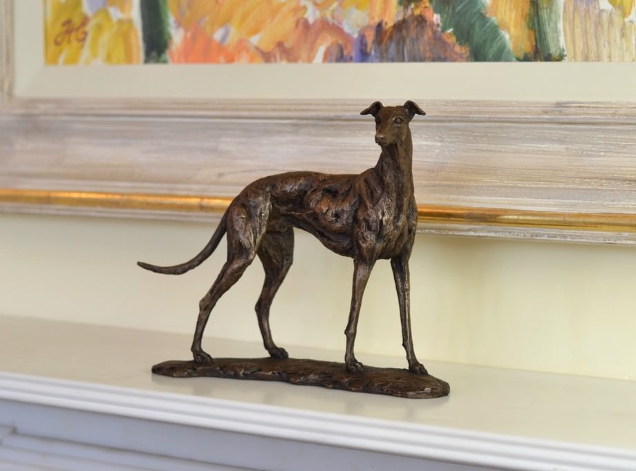 Small Greyhound Mantlepiece Ornament