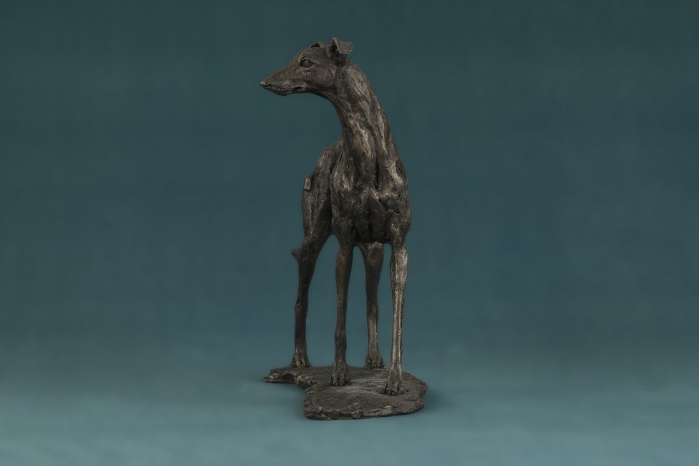 Bronze Small Greyhound Ornament