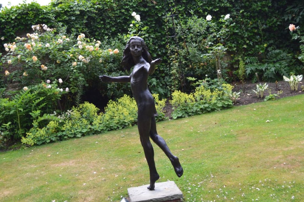 Dancing Girl Garden Sculpture