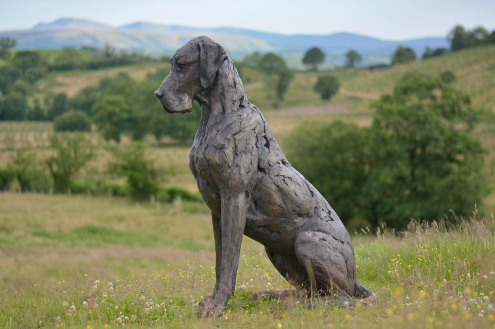 Great Dane Dog Statue