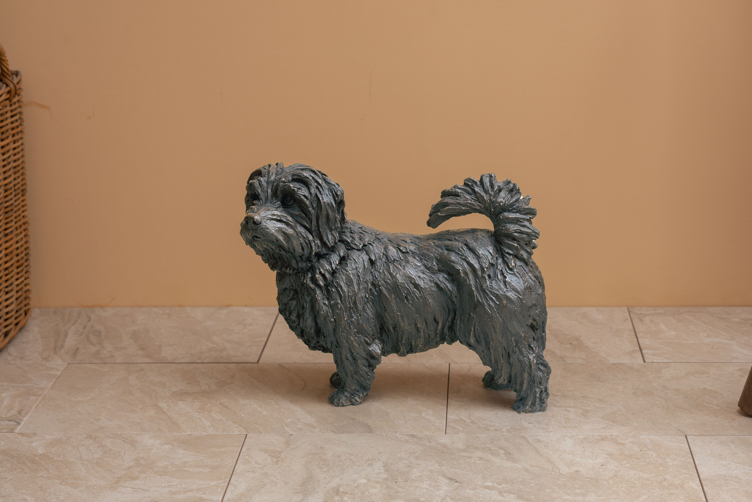 Bronze Norfolk Terrier Sculpture Bronze Norfolk Terrier Statue
