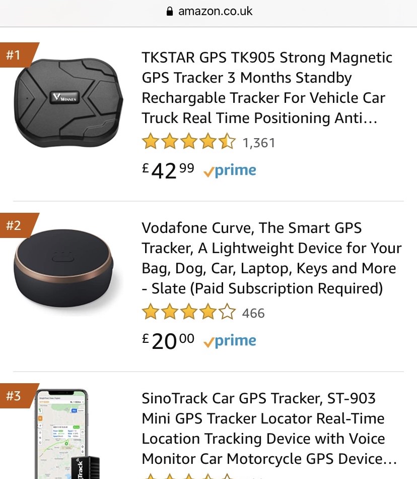 1 Sculpture security, securing a statue Amazon.co.uk Best Sellers The most popular items in GPS Trackers