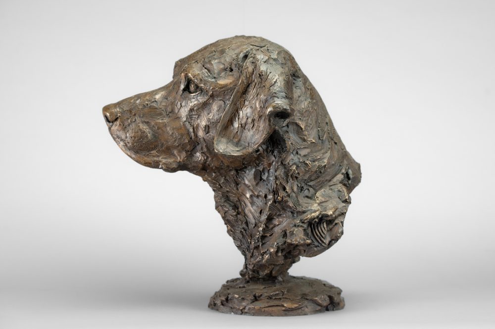 10 'Labrador Portrait 4 Tess', Dog Sculpture, Bronze Dog, Bronze Resin, Tanya Russell Animal Sculptures-3