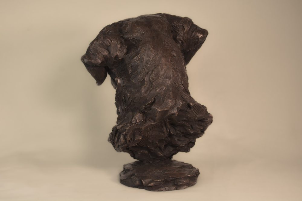 ''Labrador Portrait 4-, Bronze Dog, Dog Sculpture, Dog Statue, Bronze Resin, Tanya Russell Animal Sculptures 08
