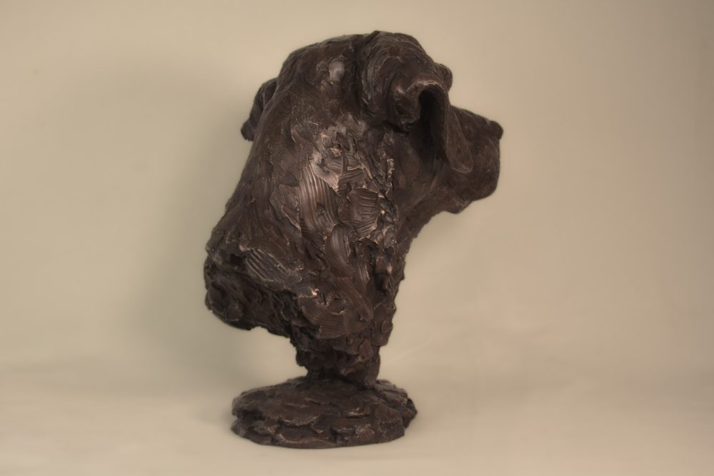 ''Labrador Portrait 4-, Bronze Dog, Dog Sculpture, Dog Statue, Bronze Resin, Tanya Russell Animal Sculptures 10