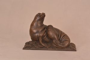 Bronze Seal Sculpture