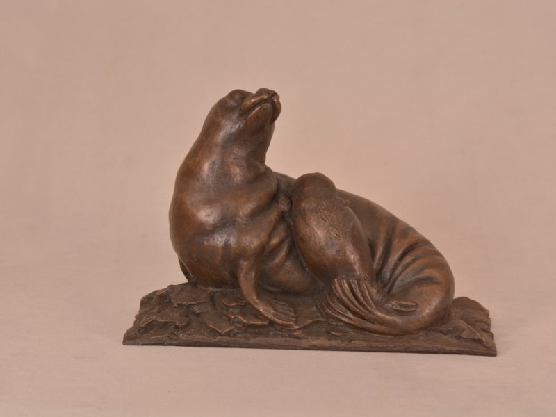 Bronze Seal Sculpture