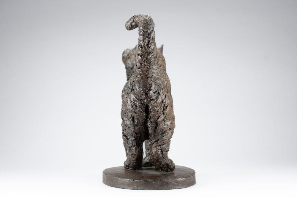 4 'Standing Cat 3-4', Bronze Cat, Cat Sculpture, Cat Statue, Bronze Resin Tanya Russell Animal Sculptures-16