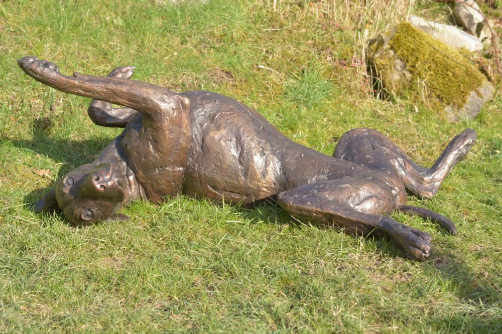 foundry bronze vizsla sculpture