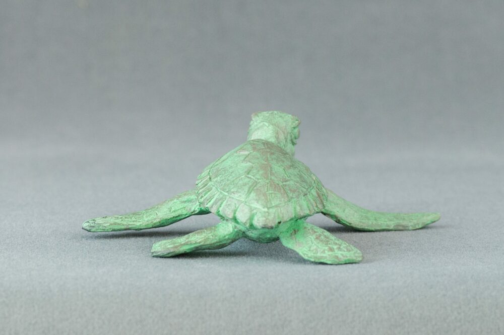 4 'Baby Turtle Raising it's Head', Bronze Turtles, Turtle Sculpture, Turtle Statue, Bronze Resin Tanya Russell Animal Sculptures (4 of 10)