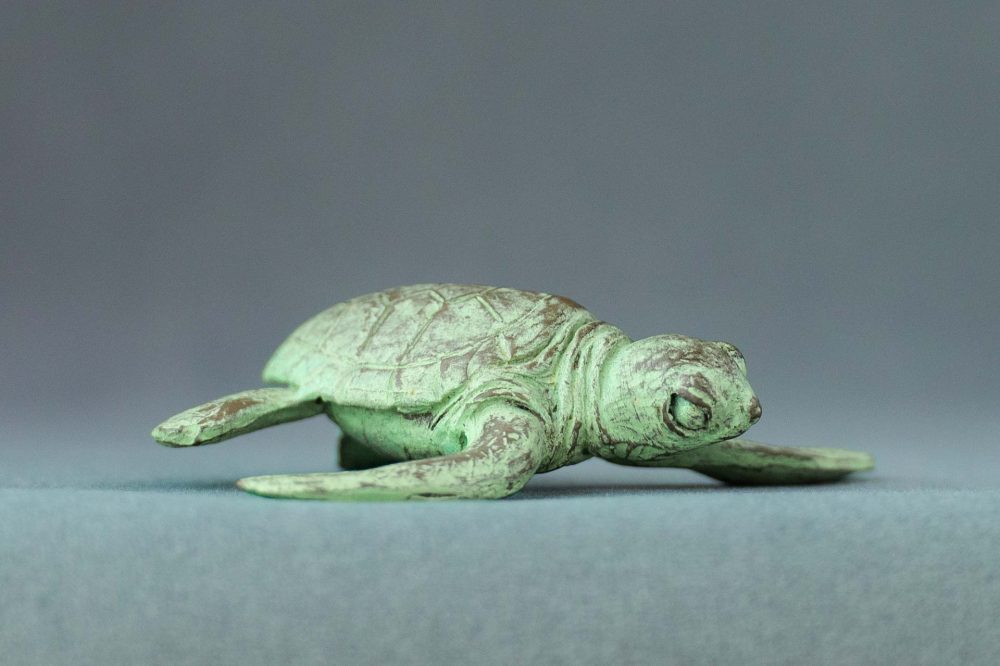 5 'Baby Turtle Crawling', Bronze Turtle, Turtle Sculpture, Turtle Statue, Bronze Resin Tanya Russell Animal Sculptures (15 of 15)