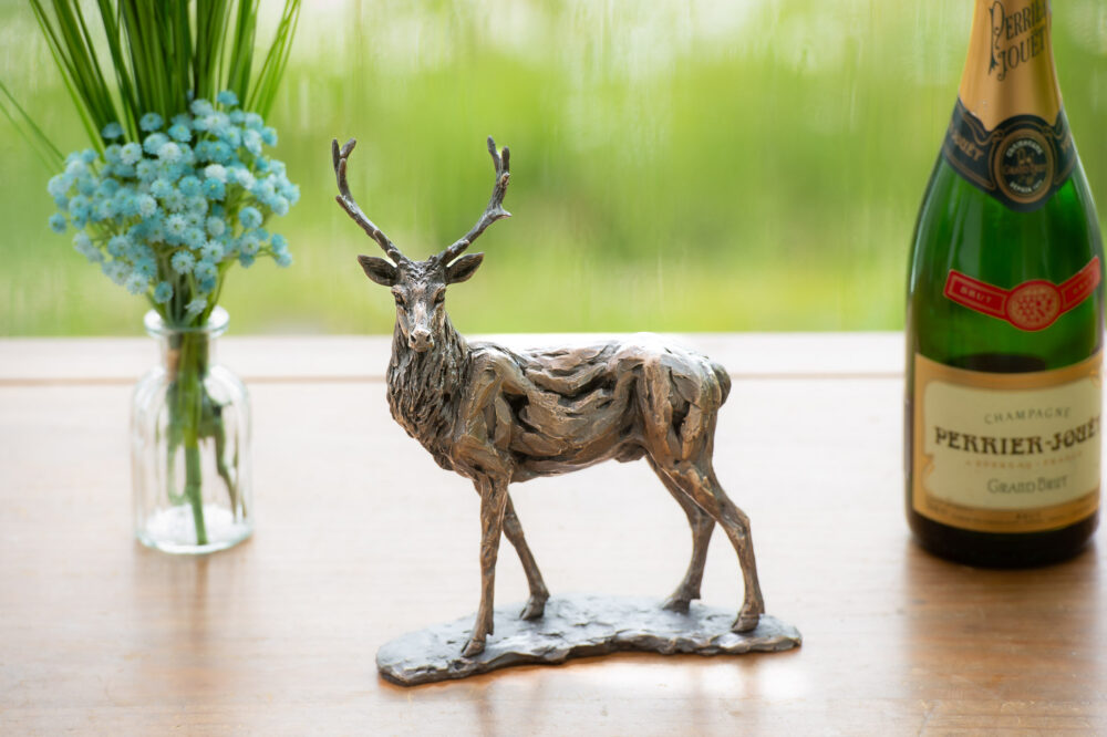 9 'Royal Stag', Stag Sculpture, Stag Statue, Foundry Bronze, Tanya Russell Animal Sculptures (2 of 3)