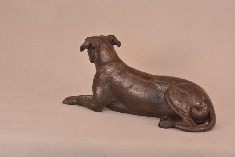 Mixed Breed Dog Statue
